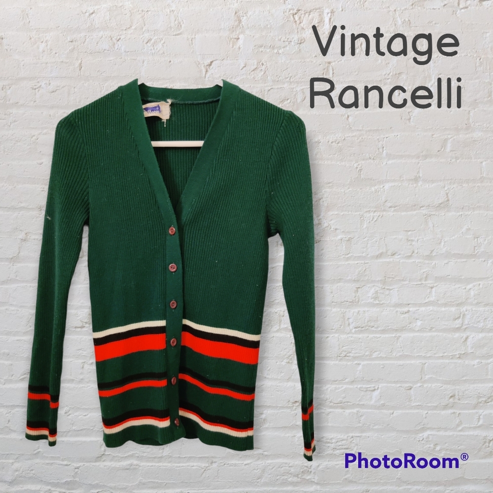 Rancelli Vintage nerdcore cardigan, size small, nerdcore
